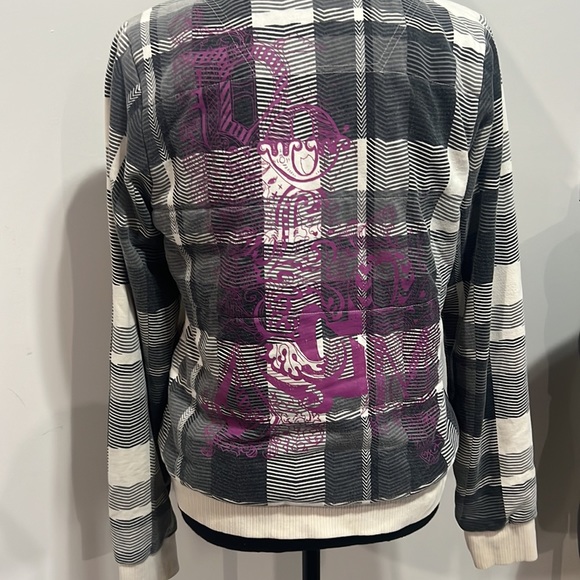 Volcom jacket size M square ivory and grey lining with cap - Picture 5 of 13